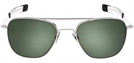 AVIATOR 55 23K WHITE GOLD BAYONET SKYTEC POLARIZED AGX