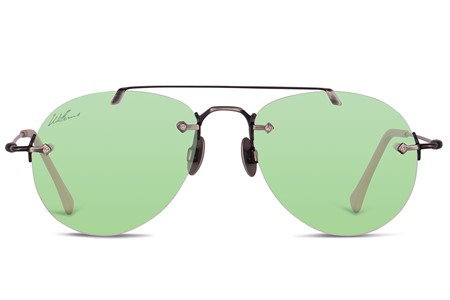 Willems V03-F23 Tresco Abbey - ant. rhodium/soft green